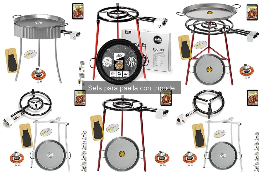 Cómo elegir el mejor set para paella con trípode