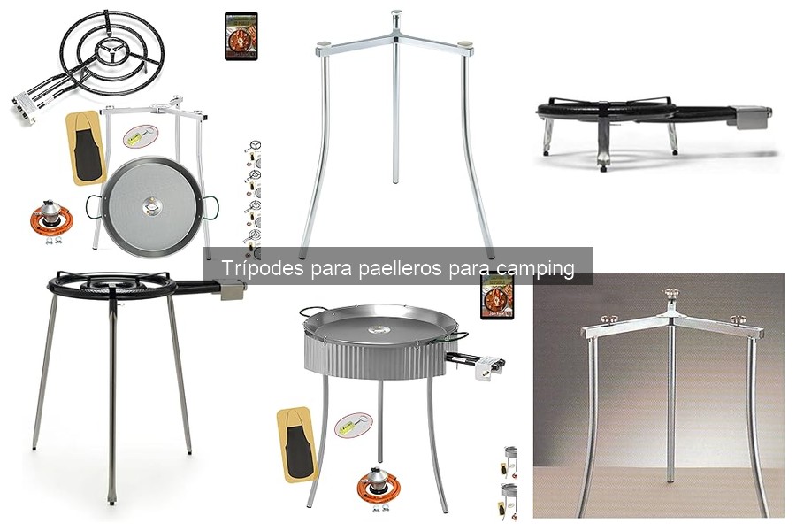 Cómo elegir el mejor trípode para paelleros de camping