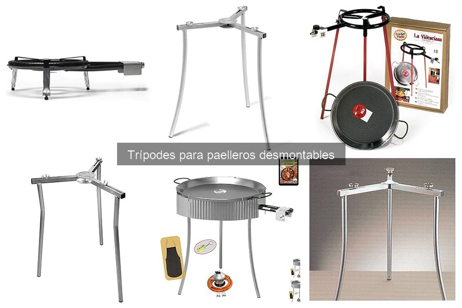 Cómo elegir el mejor trípode para paelleros desmontables
