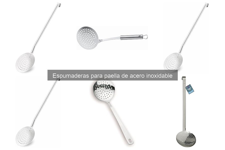 Cómo elegir la mejor espumadera de acero inoxidable para paella