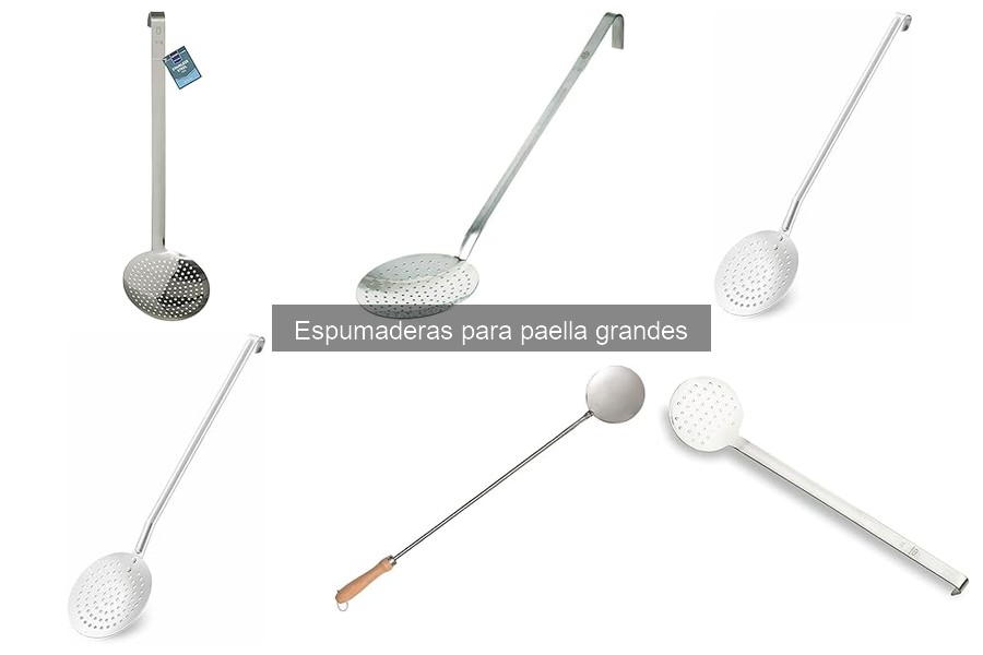 Cómo elegir la mejor espumadera para paella grande