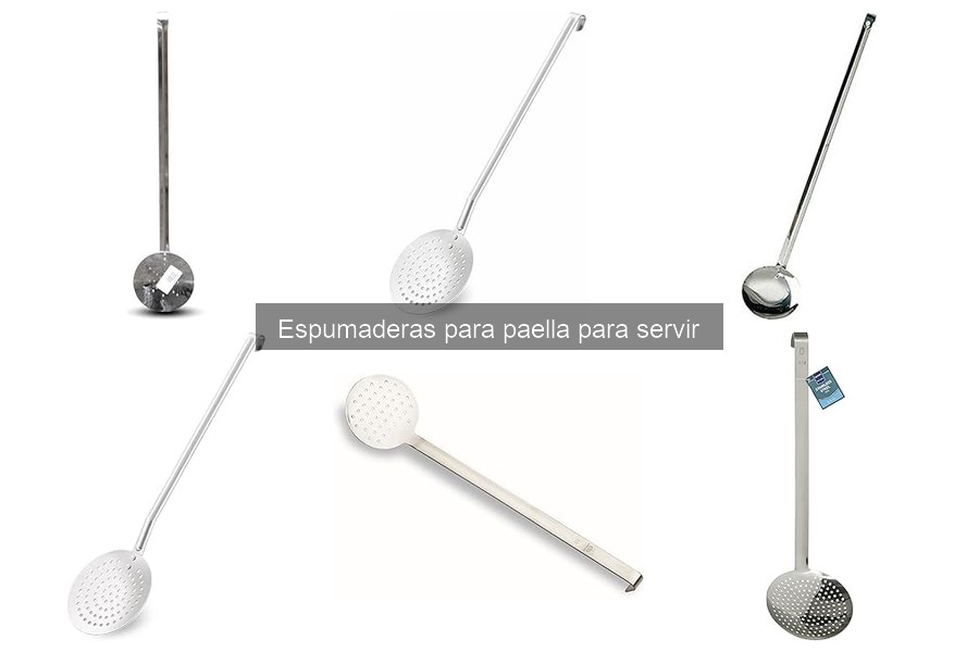 Cómo elegir la mejor espumadera para paella y servir