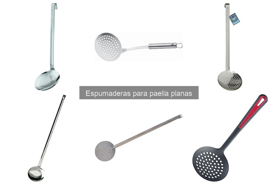Cómo elegir la mejor espumadera plana para paella