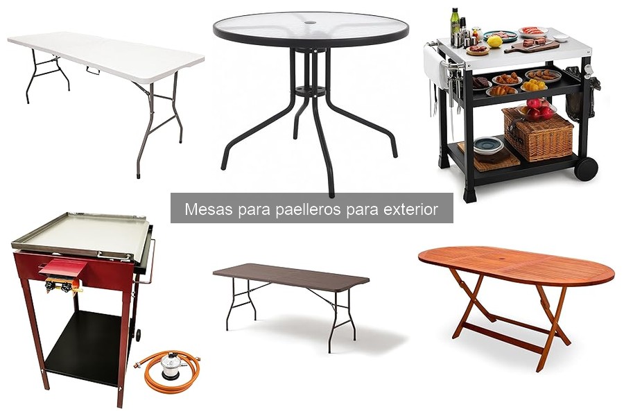Cómo elegir la mejor mesa para paellero exterior