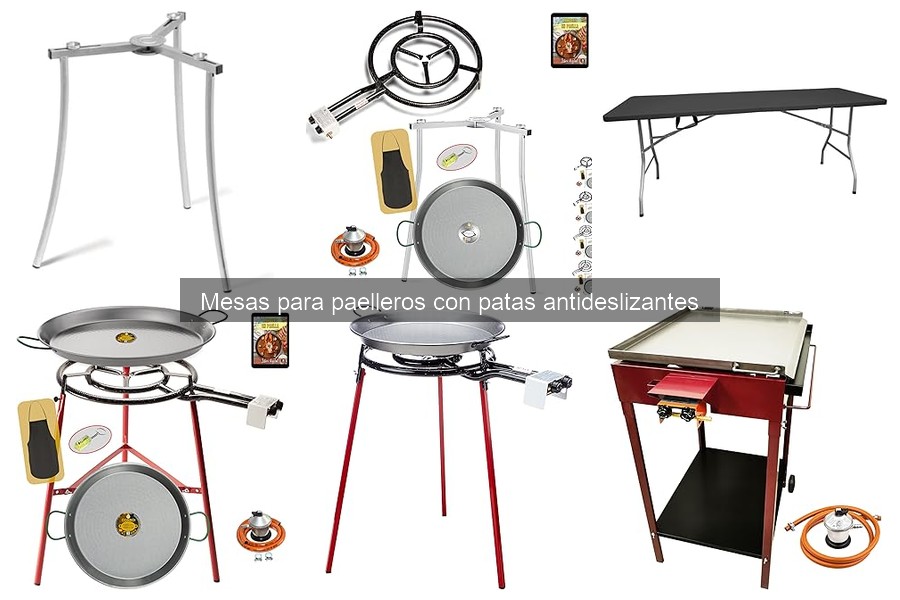 Cómo elegir la mejor mesa para paelleros con patas antideslizantes