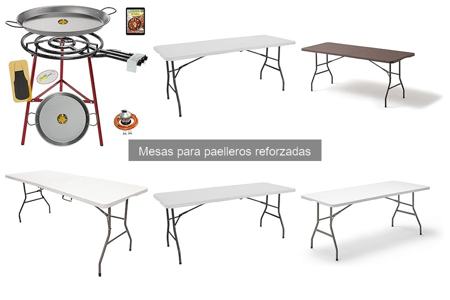 Cómo elegir la mesa para paelleros reforzada perfecta