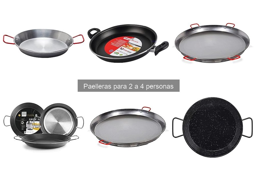 Cómo elegir la paellera adecuada para 2 a 4 personas