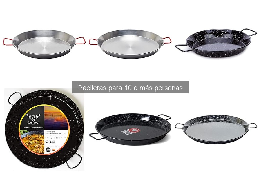 Cómo elegir la paellera ideal para más de 10 personas