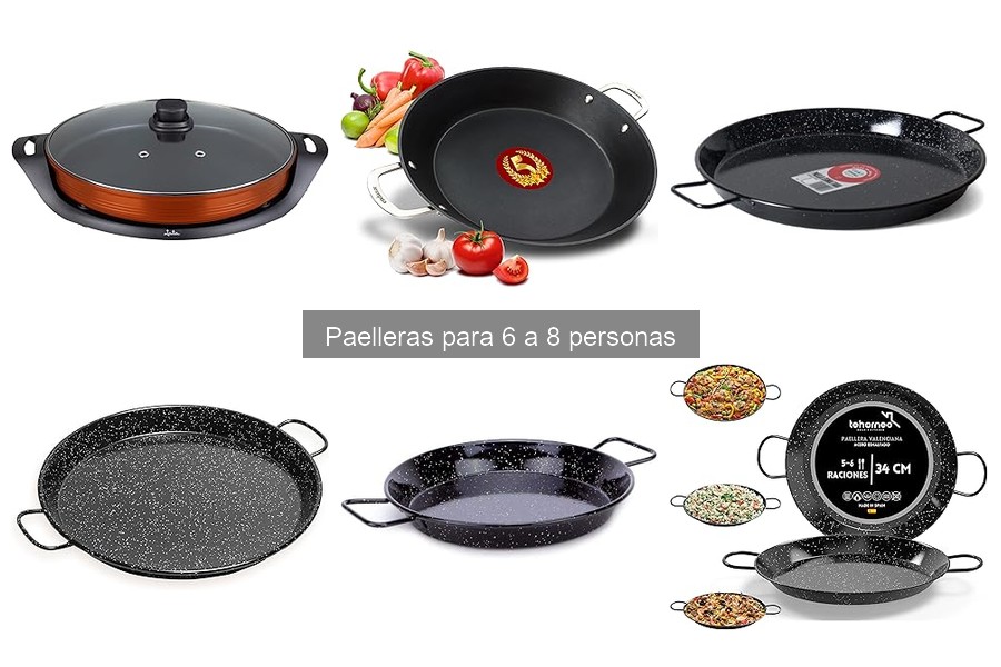 Cómo elegir la paellera perfecta para 6 a 8 personas