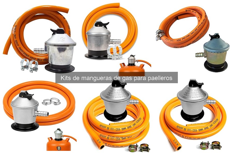 Cómo instalar un kit de mangueras de gas para paelleros