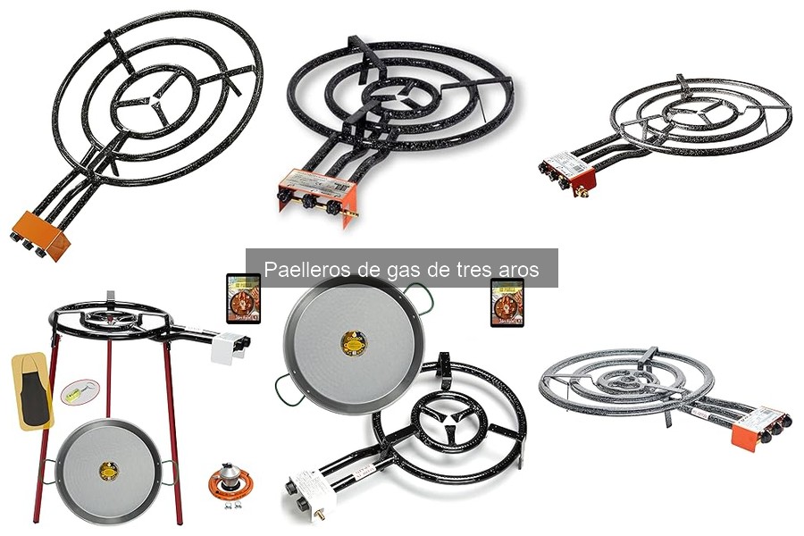 Cómo instalar un paellero de gas de tres aros fácilmente