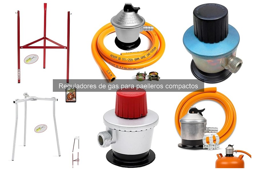 Cómo instalar un regulador de gas en un paellero compacto