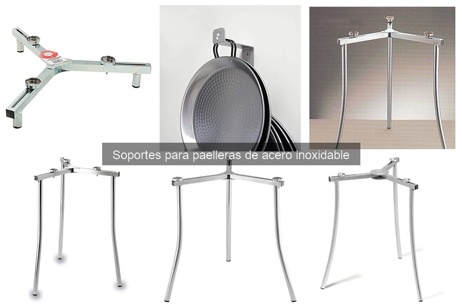 Cómo instalar un soporte para paelleras de acero inoxidable