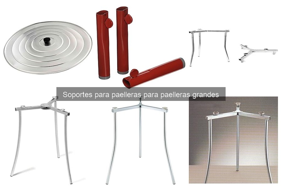 Cómo instalar un soporte para paelleras grandes fácilmente