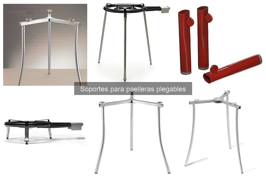 Cómo instalar un soporte para paelleras plegables