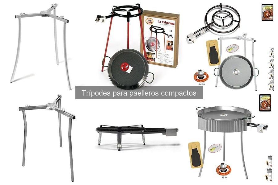Cómo instalar un trípode para paelleros compactos fácilmente