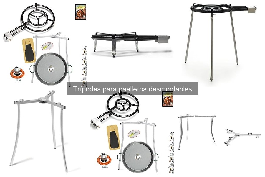 Cómo instalar un trípode para paelleros desmontables