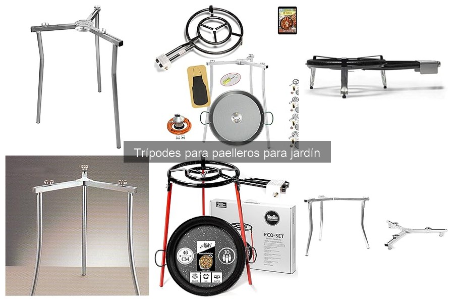 Cómo instalar un trípode para paelleros en tu jardín