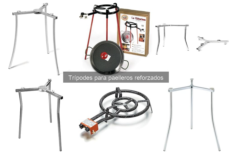 Cómo instalar un trípode para paelleros reforzados
