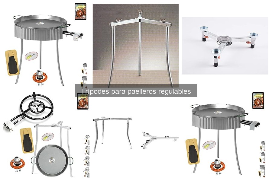 Cómo instalar un trípode regulable para paelleros