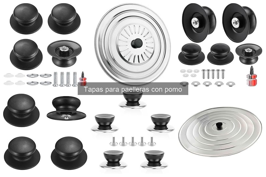 Cómo instalar una tapa para paellera con pomo correctamente