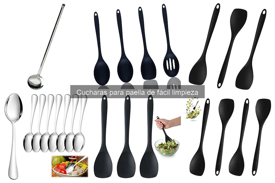 Cómo limpiar cucharas para paella de fácil limpieza