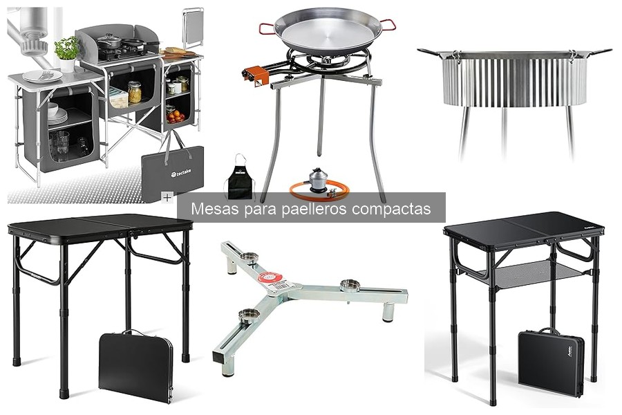 Cómo limpiar y mantener mesas para paelleros compactas