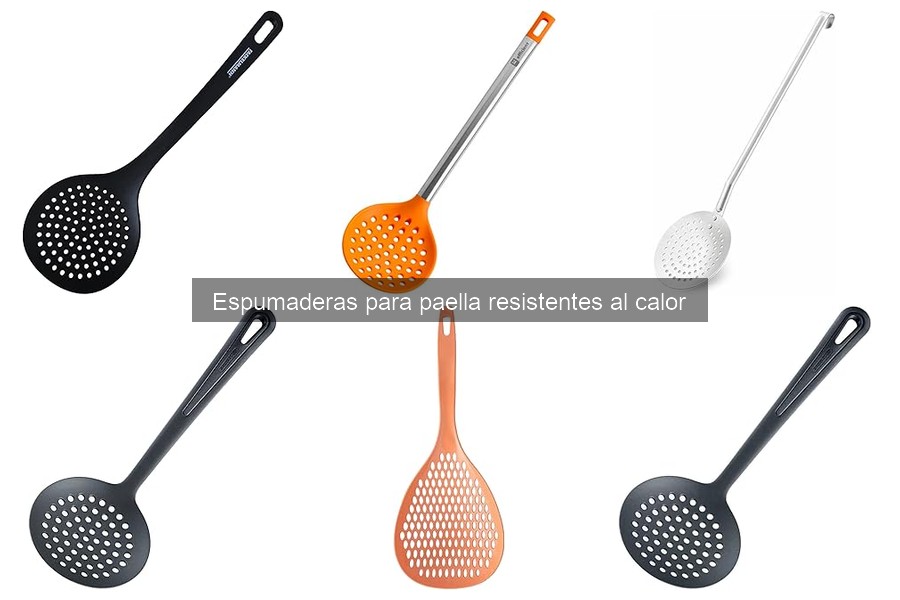 Cómo limpiar y mantener una espumadera para paella