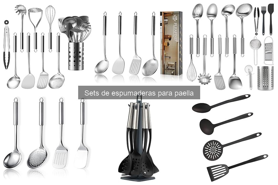 Cómo mantener y limpiar tus espumaderas para paella