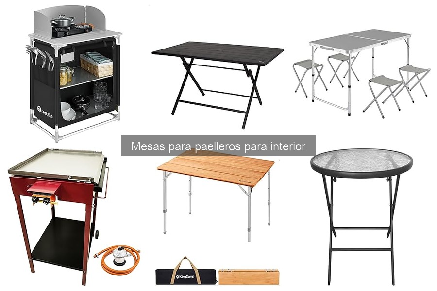 Cómo montar una mesa para paelleros en interior fácilmente