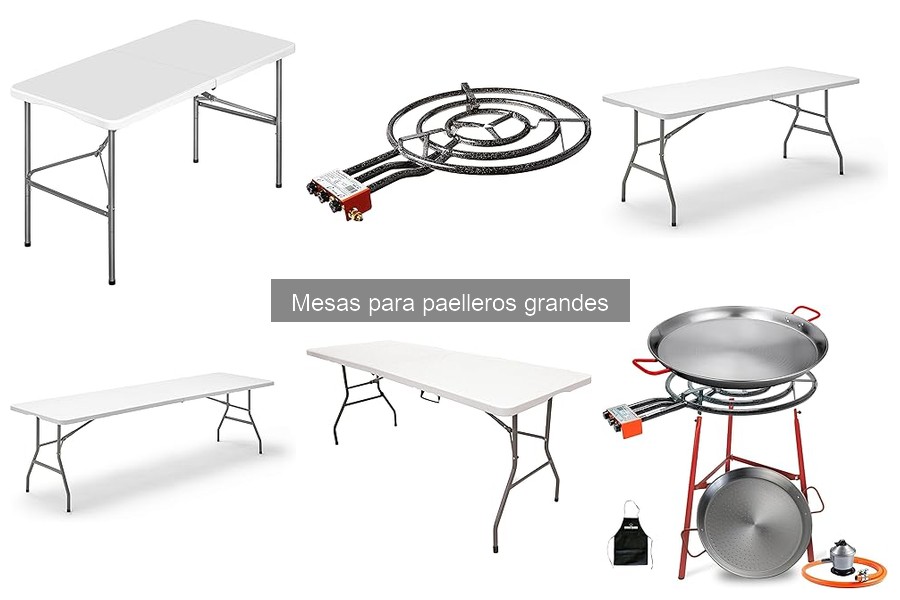 Cómo montar una mesa para paelleros grandes fácilmente