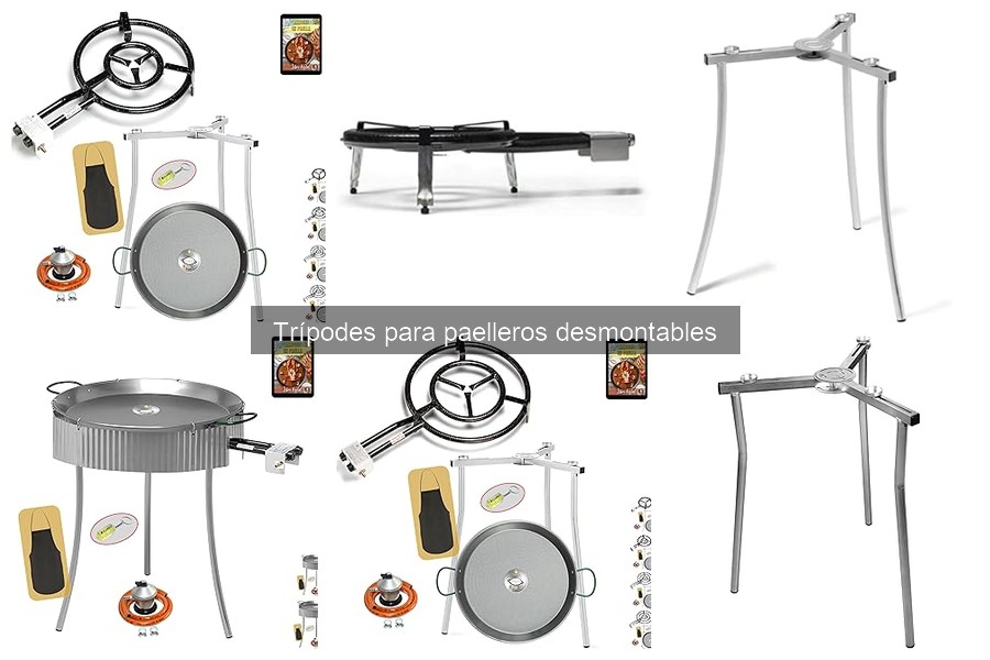 Cómo transportar trípodes para paelleros desmontables fácilmente
