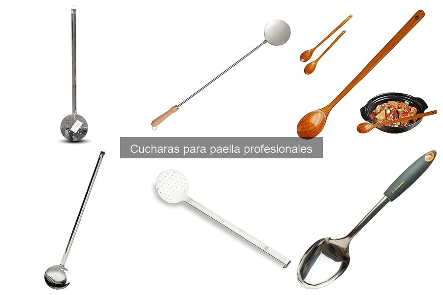 Cómo usar correctamente la cuchara para paella profesional