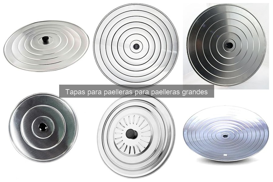 Cómo usar correctamente la tapa de una paellera grande
