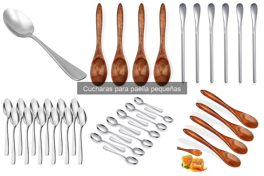 Cómo usar correctamente una cuchara para paella pequeña