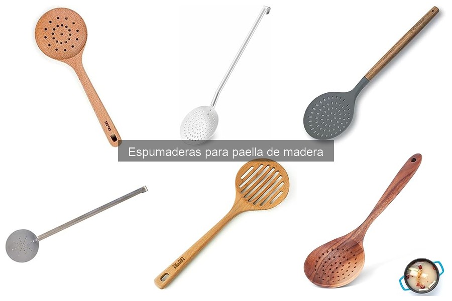 Cómo usar correctamente una espumadera de madera para paella