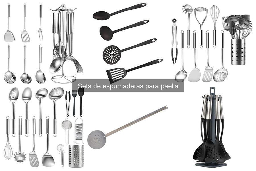 Cómo usar correctamente una espumadera para paella