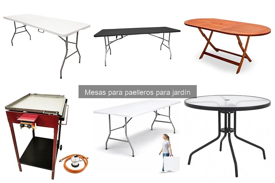 Cómo usar correctamente una mesa para paelleros en el jardín