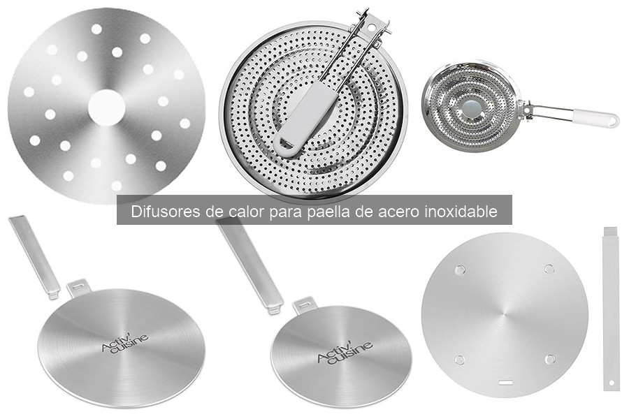 Cómo usar un difusor de calor para paella de acero inoxidable
