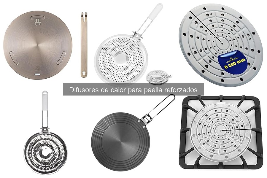 Cómo usar un difusor de calor para paella reforzado
