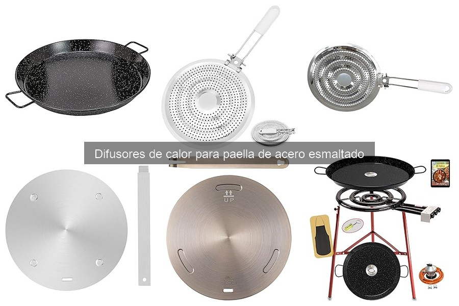Cómo usar un difusor de calor para paelleras de acero esmaltado
