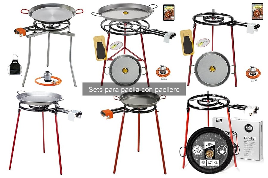 Cómo usar un set para paella con paellero correctamente
