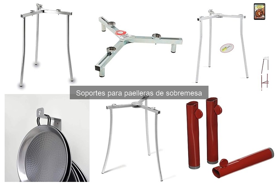 Cómo usar un soporte para paelleras de sobremesa