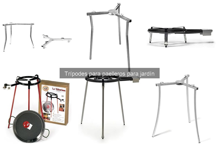 Cómo usar un trípode para paelleros en tu jardín