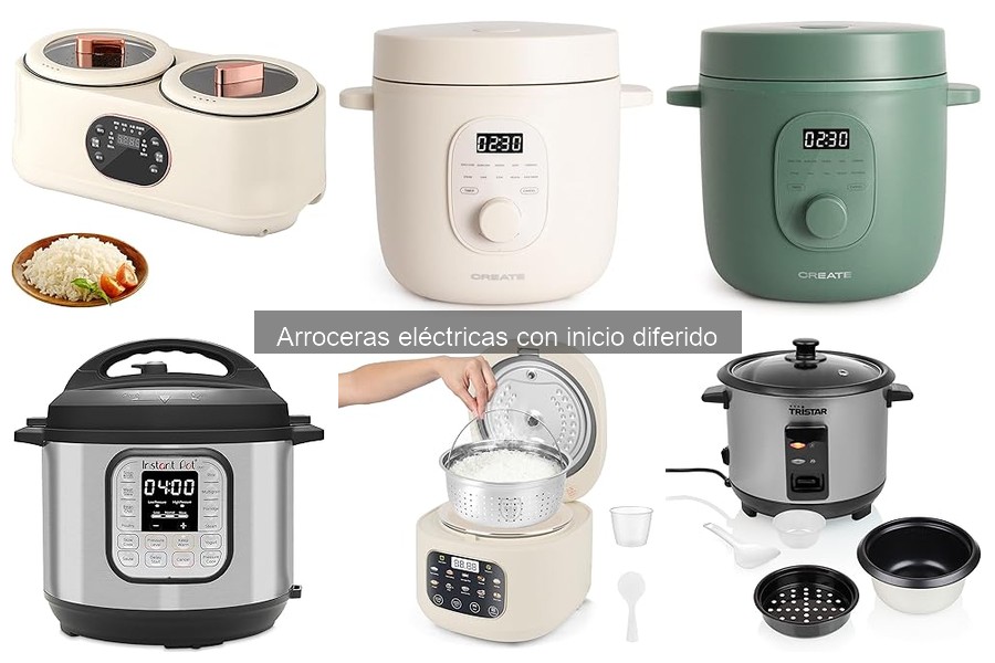 Cómo usar una arrocera eléctrica con inicio diferido