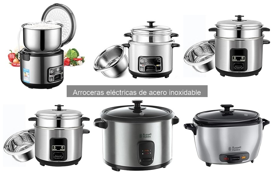 Cómo usar una arrocera eléctrica de acero inoxidable