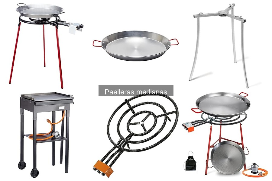 Cómo utilizar correctamente una paellera mediana