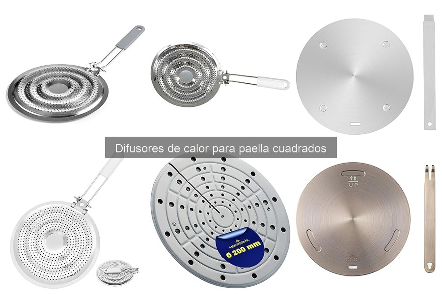 Cómo utilizar un difusor de calor para paella cuadrada