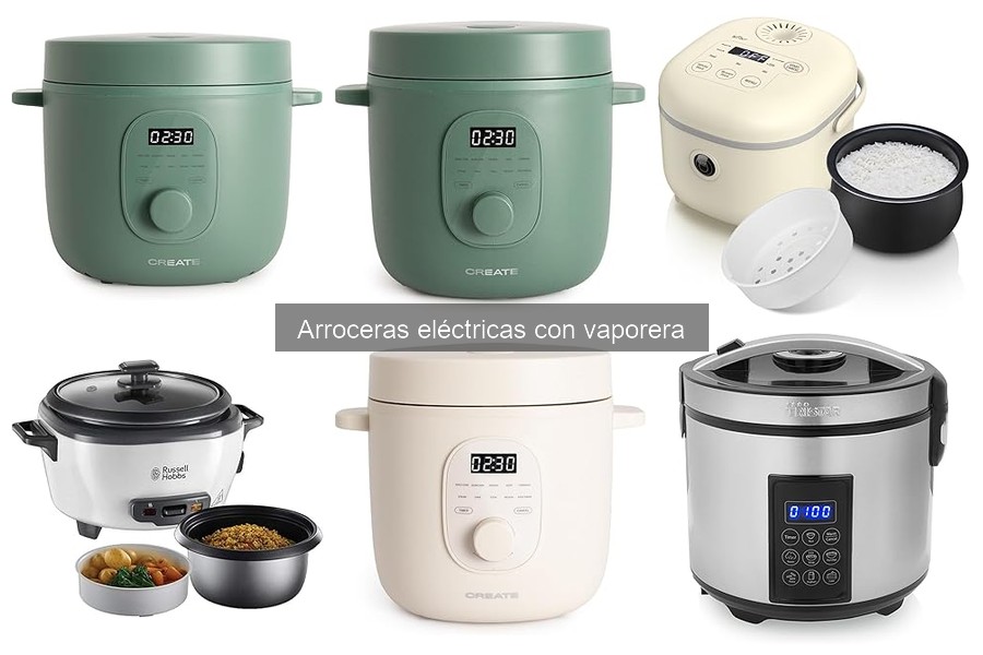 Comparativa: Arroceras eléctricas con vaporera vs tradicionales