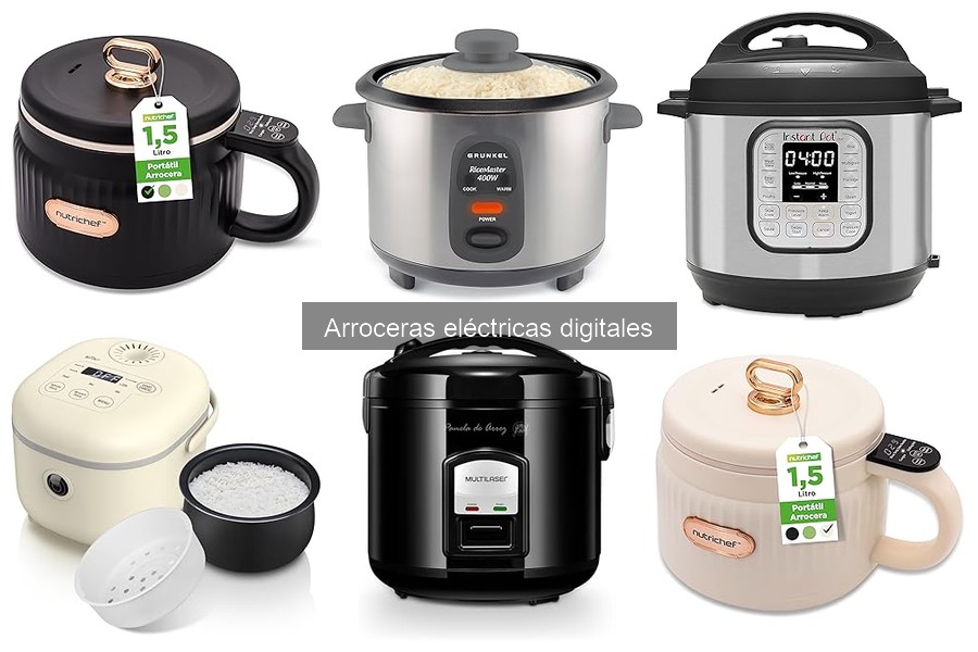 Comparativa: Arroceras eléctricas digitales vs tradicionales